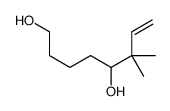 6,6-dimethyloct-7-ene-1,5-diol Structure