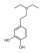 4-[2-(diethylamino)ethyl]benzene-1,2-diol结构式