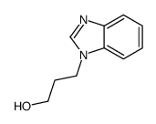 1H-Benzimidazole-1-propanol(9CI) Structure