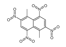 1,5-dimethyl-2,4,6,8-tetranitronaphthalene Structure