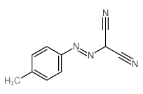 Malononitrile, (p-tolylazo)- structure