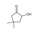 4,4-dimethyl-2-hydroxycyclopentanone Structure