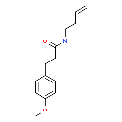 N-(3-Butenyl)-4-methoxybenzenepropanamide结构式