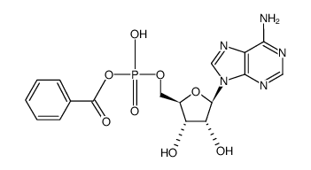 [5']adenylic benzoic anhydride Structure