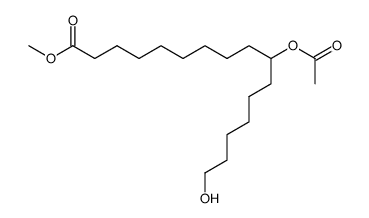 methyl 10-acetoxy-16-hydroxyhexadecanoate结构式