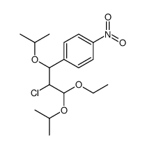 1-[2-chloro-3-ethoxy-1,3-di(propan-2-yloxy)propyl]-4-nitrobenzene结构式