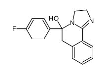 2,3,5,6-Tetrahydro-5-(4-fluorophenyl)imidazo[2,1-a]isoquinolin-5-ol结构式