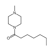 1-(4-methylpiperazin-1-yl)heptan-1-one结构式