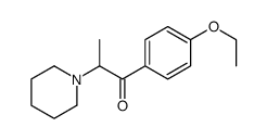 1-(4-ethoxyphenyl)-2-piperidin-1-ylpropan-1-one Structure