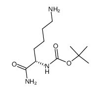 Boc-Lys-NH2结构式