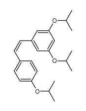 cis-3,4',5-triisopropoxystilbene结构式
