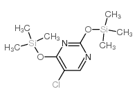 5-chloro-2,4-bis-trimethylsilanyloxy-pyrimidine structure