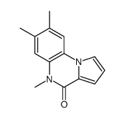 5,7,8-trimethylpyrrolo[1,2-a]quinoxalin-4-one Structure