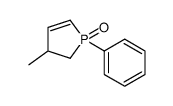 3-methyl-1-phenyl-2,3-dihydro-1λ5-phosphole 1-oxide结构式