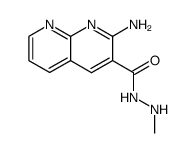 2-amino-[1,8]naphthyridine-3-carboxylic acid N'-methyl-hydrazide Structure