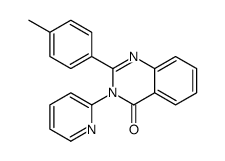 2-(4-methylphenyl)-3-pyridin-2-ylquinazolin-4-one Structure