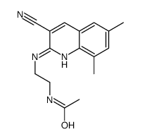 Acetamide, N-[2-[(3-cyano-6,8-dimethyl-2-quinolinyl)amino]ethyl]- (9CI)结构式