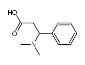 3-dimethylamino-3-phenylpropionic acid Structure