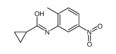 N-(2-methyl-5-nitrophenyl)cyclopropanecarboxamide Structure