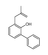 2-(2-methylprop-2-enyl)-6-phenylphenol结构式