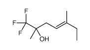 1,1,1-trifluoro-2,5-dimethylhept-4-en-2-ol Structure