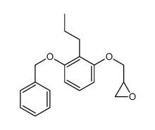 2-[(3-phenylmethoxy-2-propylphenoxy)methyl]oxirane Structure