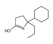 5-cyclohexyl-5-propylpyrrolidin-2-one Structure