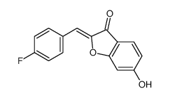 2-[(4-fluorophenyl)methylidene]-6-hydroxy-1-benzofuran-3-one Structure