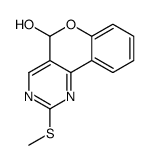 2-methylsulfanyl-5H-chromeno[4,3-d]pyrimidin-5-ol Structure