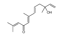 10-hydroxy-2,6,10-trimethyldodeca-2,5,7,11-tetraen-4-one Structure