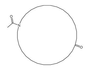 1-acetyl-azacyclooctacosan-15-one结构式