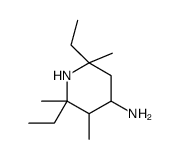2,6-diethyl-2,3,6-trimethylpiperidin-4-amine Structure