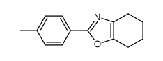 2-(4-methylphenyl)-4,5,6,7-tetrahydro-1,3-benzoxazole结构式