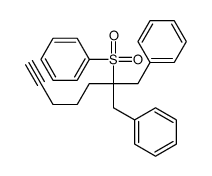 [2-(benzenesulfonyl)-2-benzylhept-6-ynyl]benzene Structure