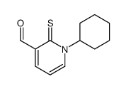 1-cyclohexyl-2-sulfanylidenepyridine-3-carbaldehyde Structure