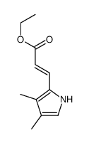 ethyl 3-(3,4-dimethyl-1H-pyrrol-2-yl)prop-2-enoate Structure