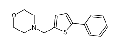 4-[(5-phenylthiophen-2-yl)methyl]morpholine Structure