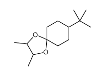 8-(1,1-dimethylethyl)-2,3-dimethyl-1,4-dioxaspiro[4.5]decane结构式