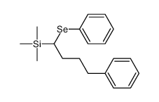 trimethyl-(4-phenyl-1-phenylselanylbutyl)silane Structure