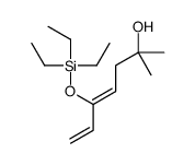 2-methyl-5-triethylsilyloxyhepta-4,6-dien-2-ol结构式
