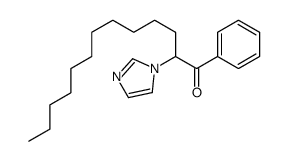 2-imidazol-1-yl-1-phenyltridecan-1-one Structure