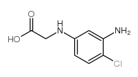 N-(3-amino-4-chlorophenyl)glycine结构式