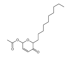 (6-decyl-5-oxo-2H-pyran-2-yl) acetate Structure