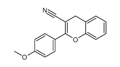 2-(4-methoxyphenyl)-4H-chromene-3-carbonitrile Structure
