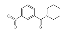 (3-nitrophenyl)-piperidin-1-ylmethanethione结构式