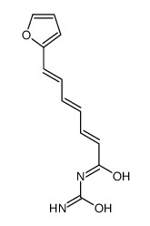 N-carbamoyl-7-(furan-2-yl)hepta-2,4,6-trienamide结构式