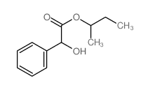 butan-2-yl 2-hydroxy-2-phenyl-acetate Structure