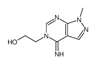 2-(4-imino-1-methylpyrazolo[3,4-d]pyrimidin-5-yl)ethanol Structure