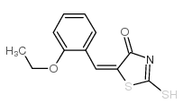 4-Thiazolidinone,5-[(2-ethoxyphenyl)methylene]-2-thioxo- Structure