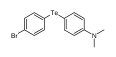 4-(4-bromophenyl)tellanyl-N,N-dimethylaniline Structure